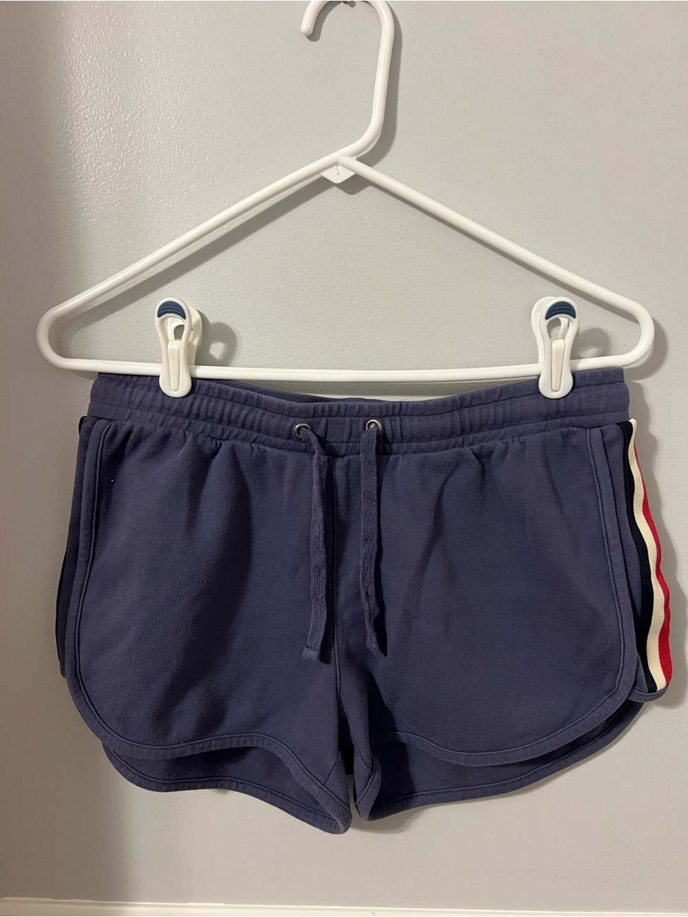 Navy Blue Drawstring Shorts